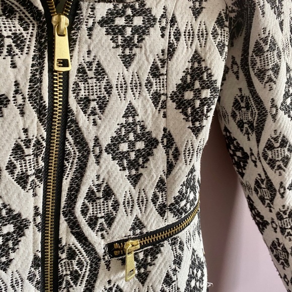 Women long sleeve printed suit jacket/coat/outwear - Picture 2 of 5